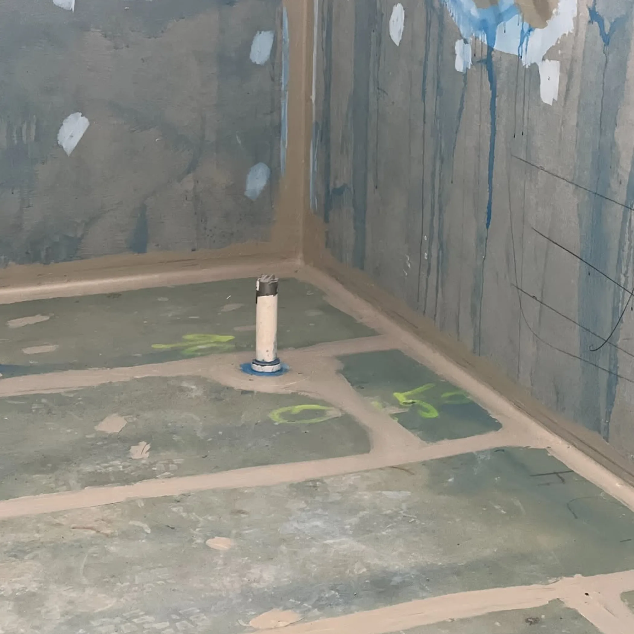 bathroom wet-area construction site